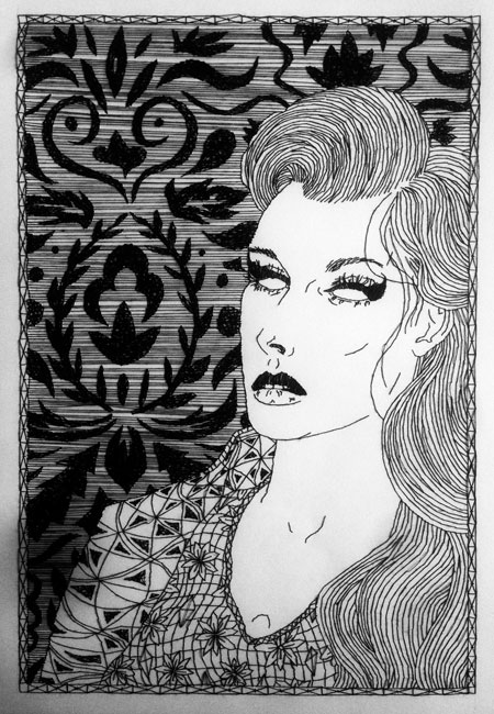 A Rebours – Stitch Drawing